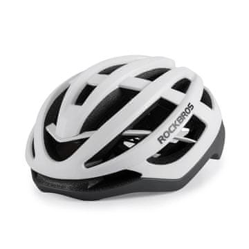 ROCKBROS HC-58WG-L Kolesarska zaščitna čelada 58–61 cm – bela in siva