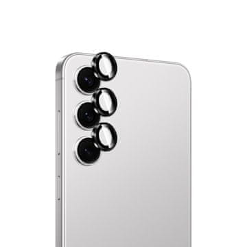 Puro Kaljeno steklo za zadnjo kamero za Samsung Galaxy S26/S26 Plus – s črnim okvirjem