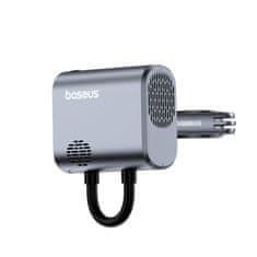 BASEUS Električna kolesarska črpalka z zaslonom, 1500 mAh, 150 psi, 45 W – črna