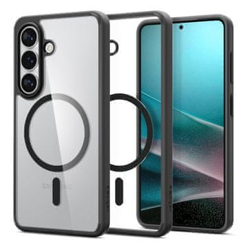 Spigen Ohišje za Samsung Galaxy S26 Ultra Hybrid Mag MagSafe – prosojno-črno
