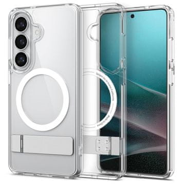 Spigen Ohišje za Samsung Galaxy S26+ Ultra Hybrid S Mag MagSafe – prosojno belo