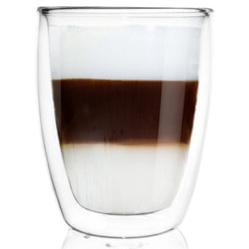 Artemis Dvostenski termo kozarec za kavo z mlekom ali zeliščni čaj 330 ml