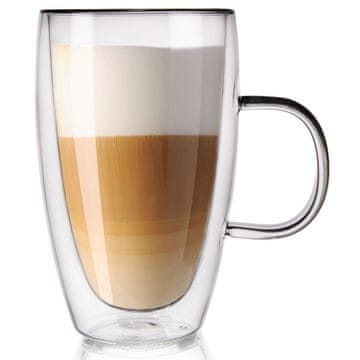 Orion Dvostenski termo kozarec za latte DOUBLE 430 ml