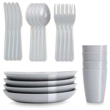 Vilde Plastični set za piknik, 20 kosov