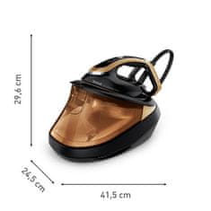 shumee TEFAL GV9823E0 Pro Express Vision 3000W pametni LED parni generator črne in zlate barve