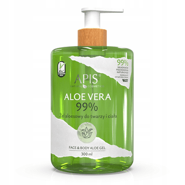 Apis Natural Apis Natural Aloe Vera 99% Aloe Vera Gel za obraz in telo 300ml