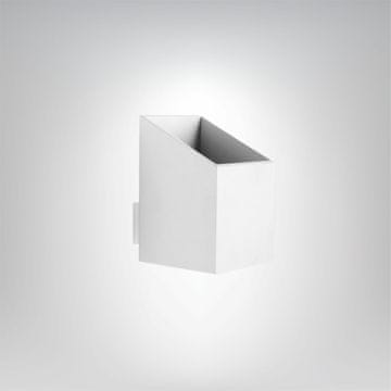 Lampex A1-Rubik kratka stenska svetilka - bela