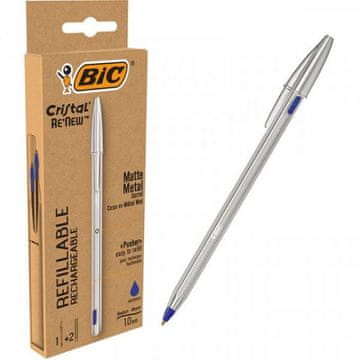 Bic CRISTAL RENEW MET KEMIČNI SVINČNIK MODRE PD1+2 TK 0139