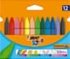 BIC OTROŠKE BARVICE 12 BARV/90 MM PLASTIDECOR 0789