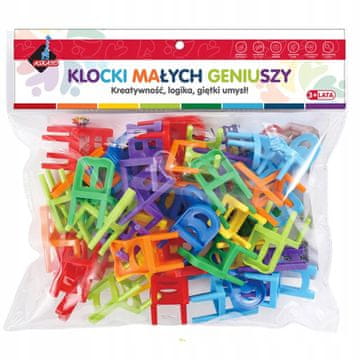 shumee STOLČKI LITTLE GENIUS BLOCKS - 40 KOSOV