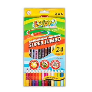 shumee PREMIUM JUMBO TRIKOTNI BARVNI SVINČNIKI 24