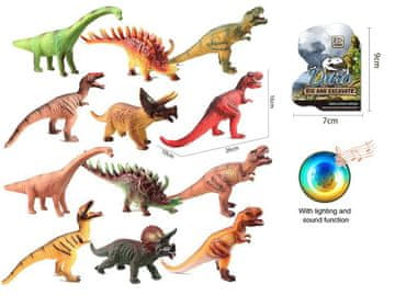 shumee DINOZAVER Z ZVOKOM 26X16X10CM 12RODZ 0756