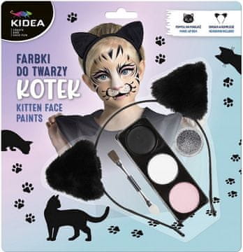 Derform Komplet barv za obraz z naglavnim trakom z mucko kidea 7128