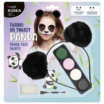 Derform Komplet barv za obraz s trakom za glavo v obliki pande kidea 7135