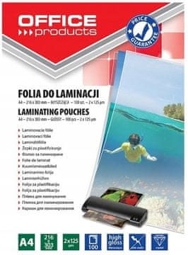 PBS LAMINACIJSKA FOLIJ A4 216X303 80 MIKRONOV SIJAJNA (100)