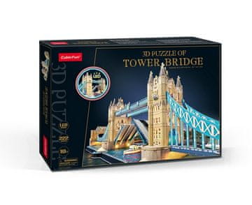 shumee KUBIČNA ZABAVNA UGANKA 3D TOWER BRIDGE LED 5317