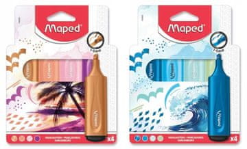 shumee FLUO PEPS OZNAČEVALEC TRI MEŠANE BARVE, 4 KOS 9022