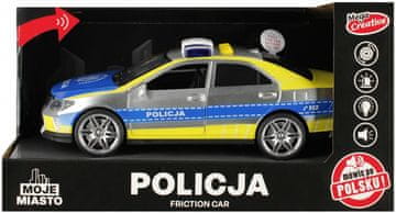 Mega Creative AVTO POLICIJSKI B/O 30X17X14 MOJE MESTO PLPL 5927
