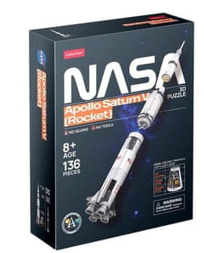 shumee KUBIČNA ZABAVNA 3D UGANKA NASA APOLLO SATURN V ROCKET