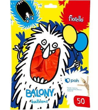shumee Kovinski baloni 12" rdeči fiorello 50 kosov 4802