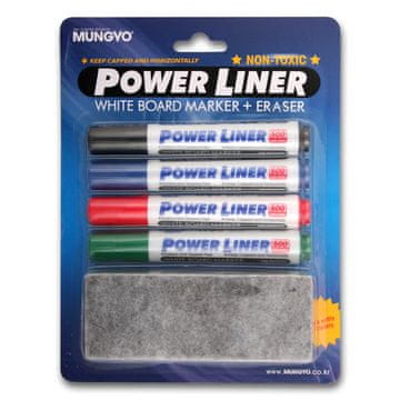 shumee MUNGYO 4-BARVNI MARKER ZA SUHO BRISANE MA-4E