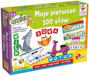 Lisciani Lisciani carotina Mojih prvih 100 besed - Bogat izobraževalni komplet