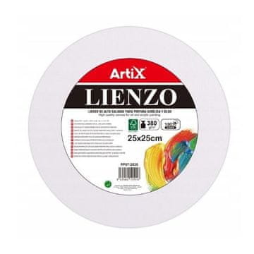 shumee Okroglo platno 25x25x1,6 cm 380 g/m2 ARTIX