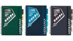 Astra PP ASTRAPAP UNISEX LINE zvezek s spiralnimi lističi B5 - mešanica spiral