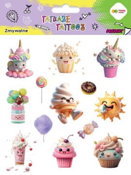 shumee Začasne tetovaže SWEETS 150x200 mm 4542 A'10
