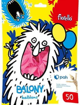 shumee BALONI 12" KOVINSKI ROZA Fiorello 50 kosov.