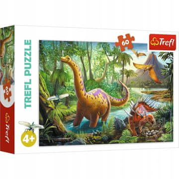 Trefl Uganka 60 dinozavrov sprehod 17319