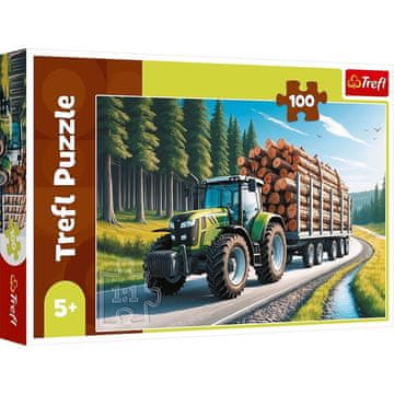 Trefl Sestavljanka 100 gozdnih traktorjev 16493