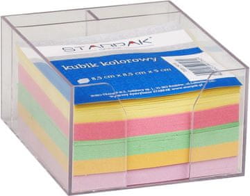 STARPAK Kubik plastična kocka 85X85X50MM STK pisarna KOL 7260
