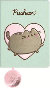 St.Majewski PLIŠASTI ZVEZEK A5/96 listov. PUSHEEN 9643