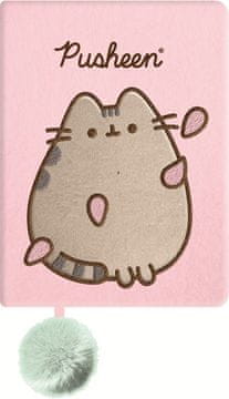 St.Majewski PLIŠASTI ZVEZEK A5 96 listov. PUSHEEN 2123