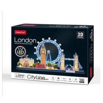 shumee KUBIČNA ZABAVNA UGANKA 3D CITYLINE LONDON LED 5324