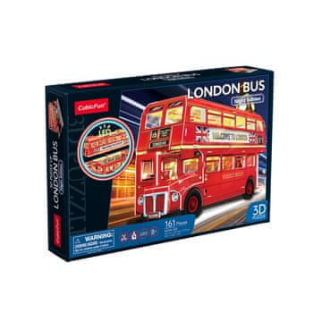 shumee KUBIČNA ZABAVNA UGANKA 3D LONDONSKI AVTOBUS 5386