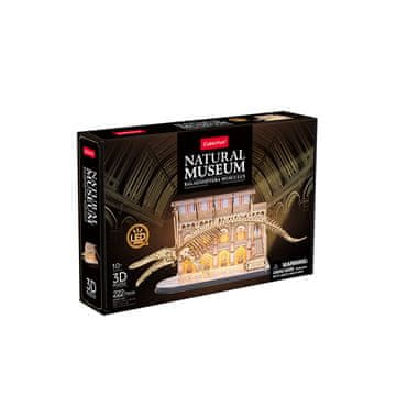 shumee KUBIČNA ZABAVNA UGANKA 3D LED MODRI KIT 5454