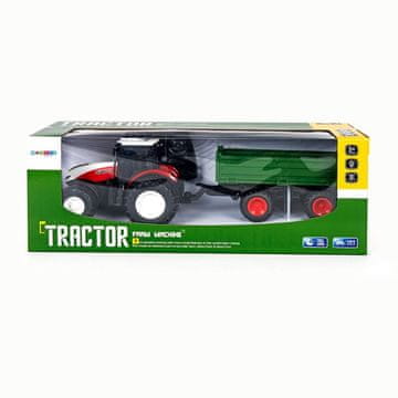Madej TRAKTOR S PRIKOLICO NA DIGITALNO VOZILO 45x16,5x17cm 7588