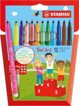 Stabilo STABILO TRIO PLOŠČA PISALA V KARTONSKI ŠKATLICI 12 KOSOV 5629