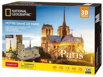 CubicFun 3D PUZZLE NATIONAL GEO NOTR DAME DE PARIS 9865