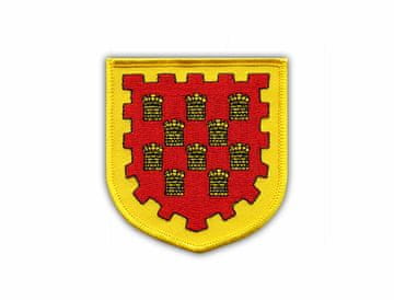 shumee Našitek grba/ščita Velikega Manchestra - Prišiven - Vezen našitek/značka/emblem