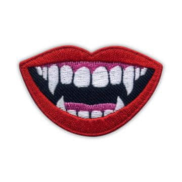 shumee Našitek Vampire Lips - Podloga za likanje / toplotno varjenje - Vezen našitek/značka/emblem