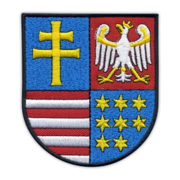 shumee Našitek grba Świetokrzyjskega vojvodstva - nova različica - magnetna podlaga - vezen našitek/značka/emblem