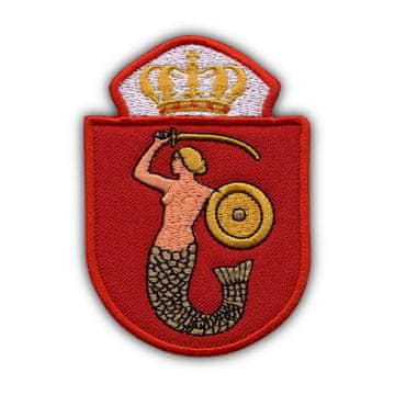 shumee Našitek grba mesta Varšava, Varšava - magnetna podlaga - vezen našitek/značka/emblem