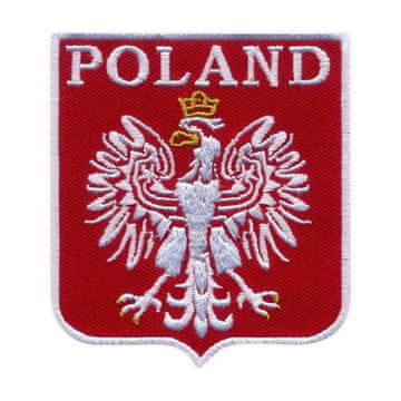 shumee Našitek poljskega grba - standardni - POLJSKA - Našivni - Vezeni našitek/značka/emblem