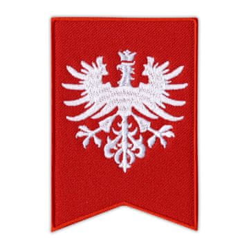 shumee Našitek Zastava Velikopoljske vstaje 1918-1919 - orel s krono - Našitek - Vezen našitek/značka/emblem