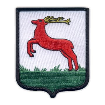 shumee Našitek grba mesta Pila - MERROW obroba - Našitek - Vezen našitek/značka/emblem