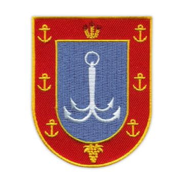 shumee Našitek grba Odeške oblasti - samolepilna podlaga - vezen našitek/značka/emblem