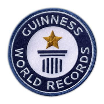 shumee Našitek Guinnessovih svetovnih rekordov - velik - samolepilna podlaga - vezen našitek/značka/emblem